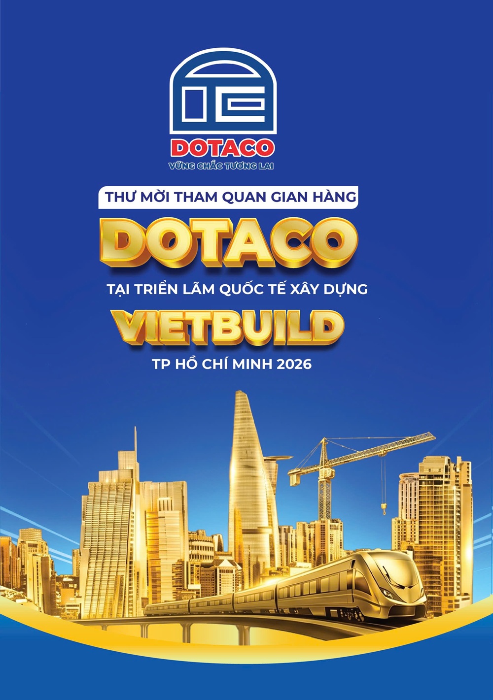 Mời tham quan gian hàng của DOTACO tại triển lãm quốc tế Vietbuld Thành phố Hồ Chí Minh 2026